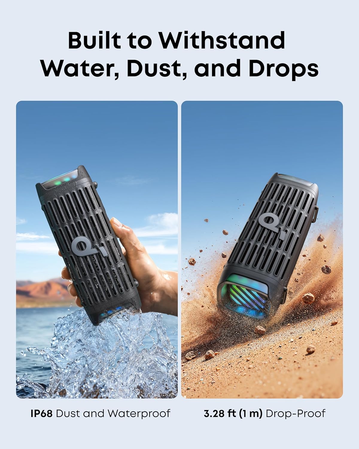 Soundcore Boom 3i | Portable Rugged Outdoor Speaker